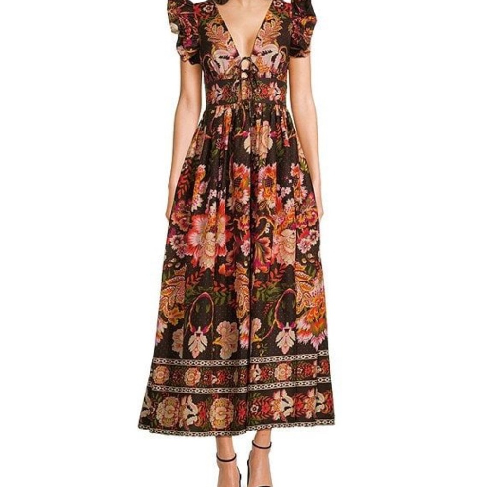Vibrant Floral Maxi Dress